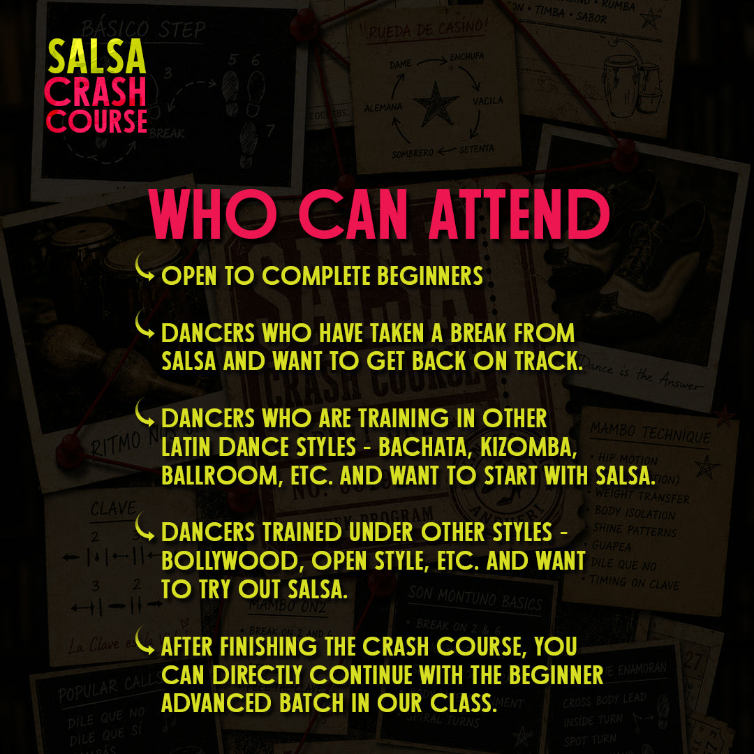 Ghatkopar Beginner Salsa 3 Weeks Crash Course