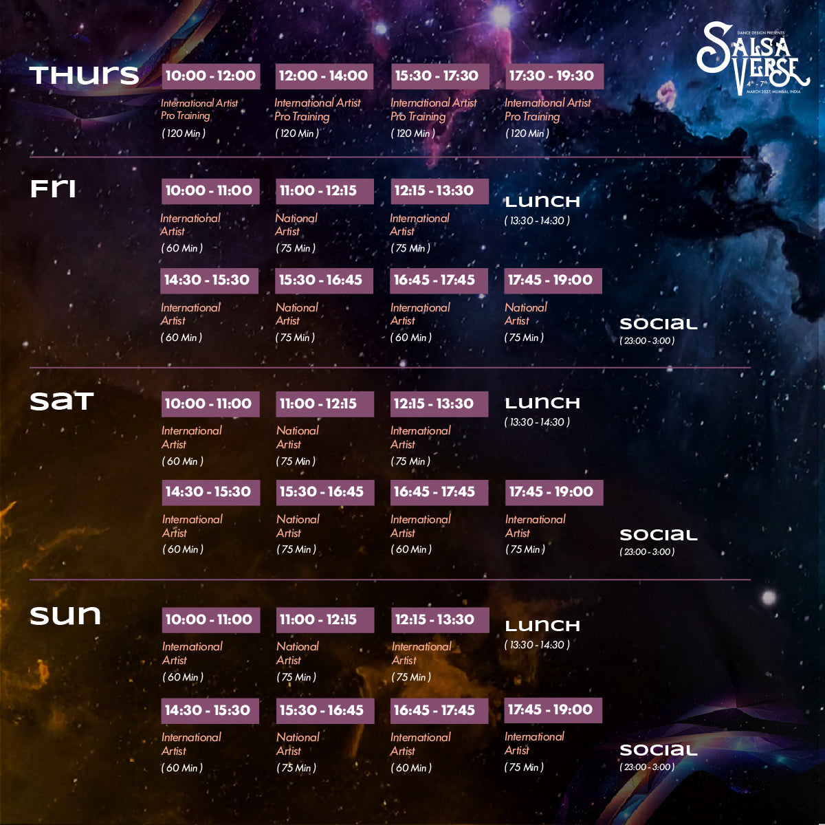 SalsaVerse 2027 — India's Advanced Salsa Festival