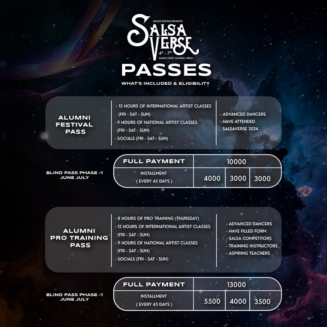 SalsaVerse 2027 — India's Advanced Salsa Festival